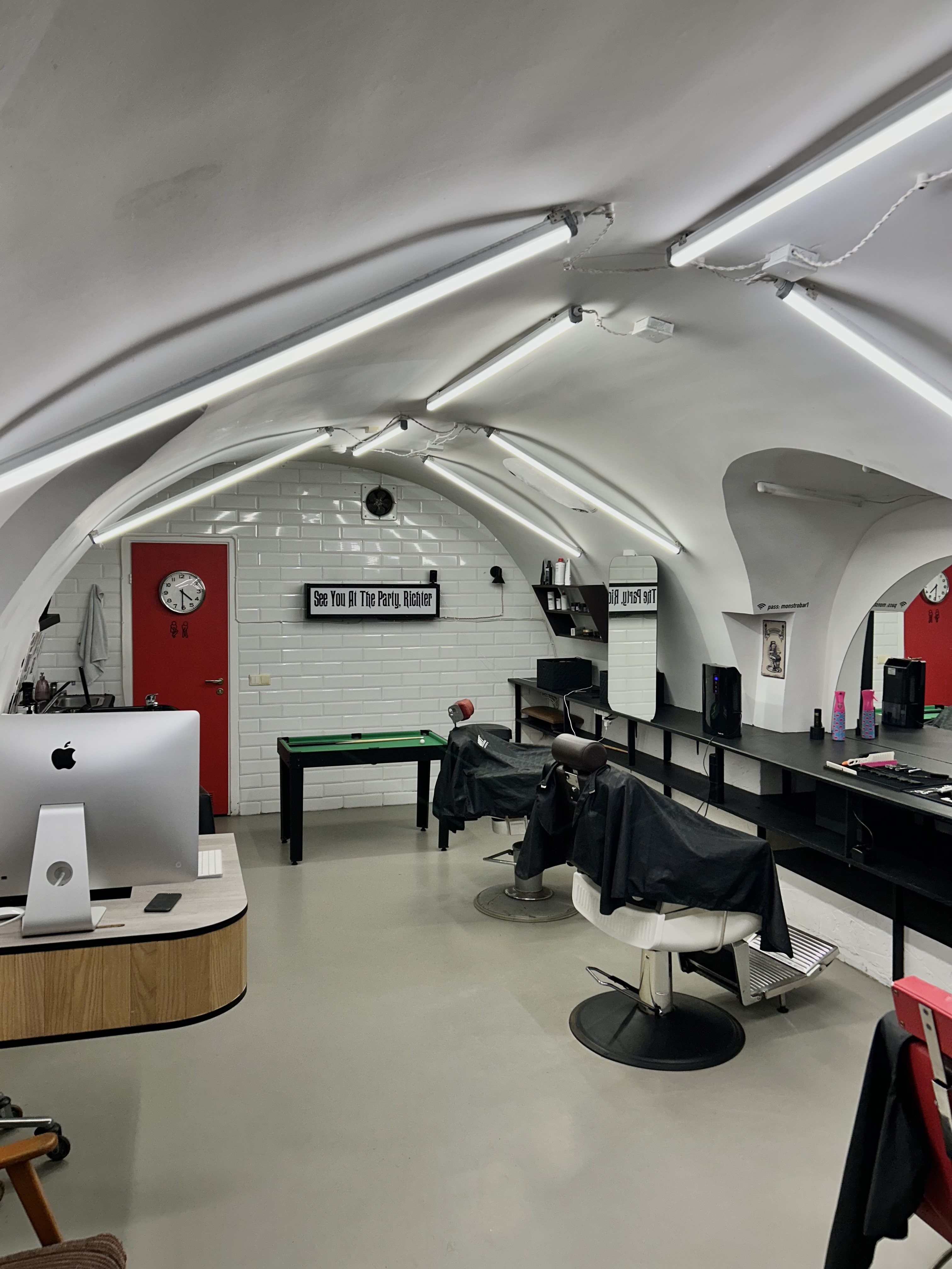 Nord Barbershop interjeras